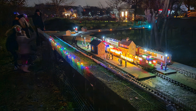 GARDEN RAILWAY CHRISTMAS 2024